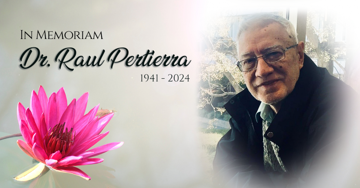 Former AC Professorial Lecturer, Dr. Raul Pertierra, passes away at 82