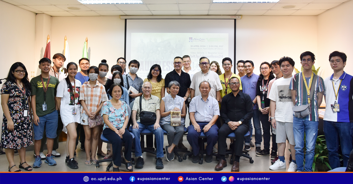 UP Asian Center Hosts Launch of Book on WWII Filipino Infantry Regiments 