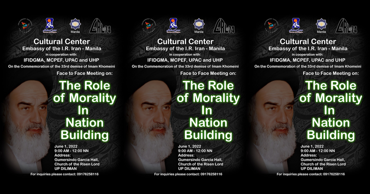 The Role of Morality in Nation Building: Onsite Forum (1 June 2022)