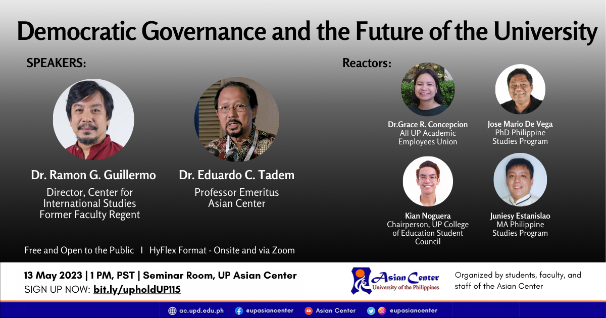 Democratic Governance and the Future of the University | A Forum