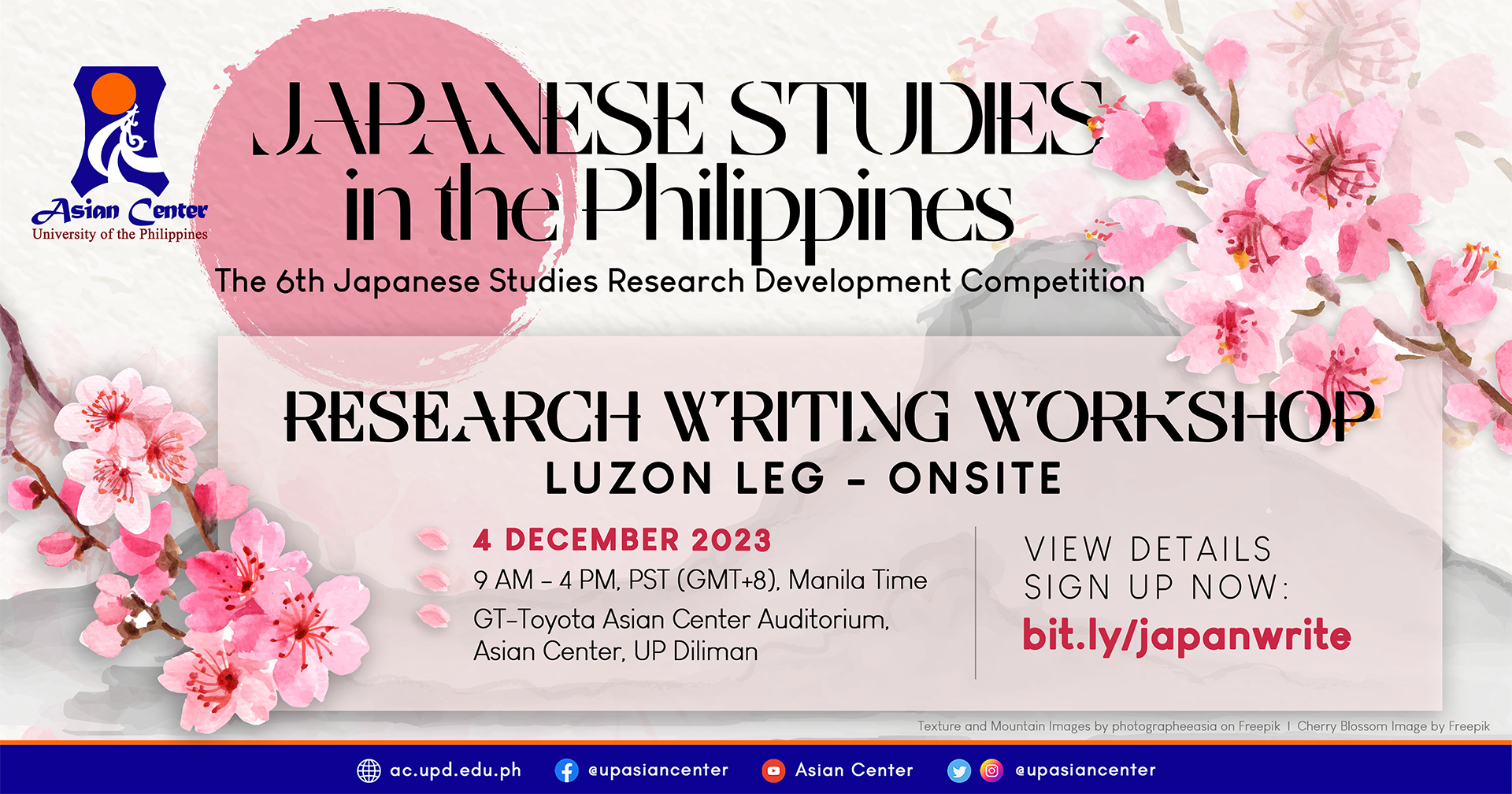 04 December 2023 | Japanese Studies in the Philippines: Research Writing Workshop
