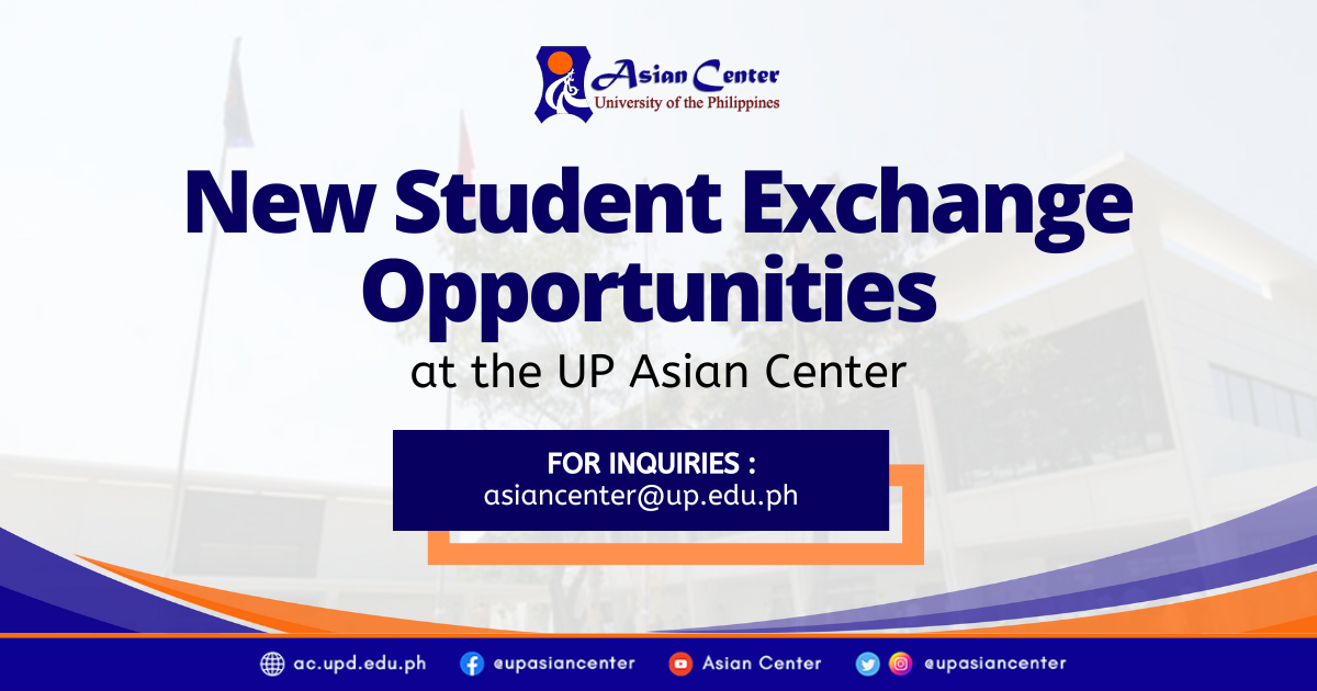 Bridging Borders: New Student Exchange Opportunities at the UP Asian Center