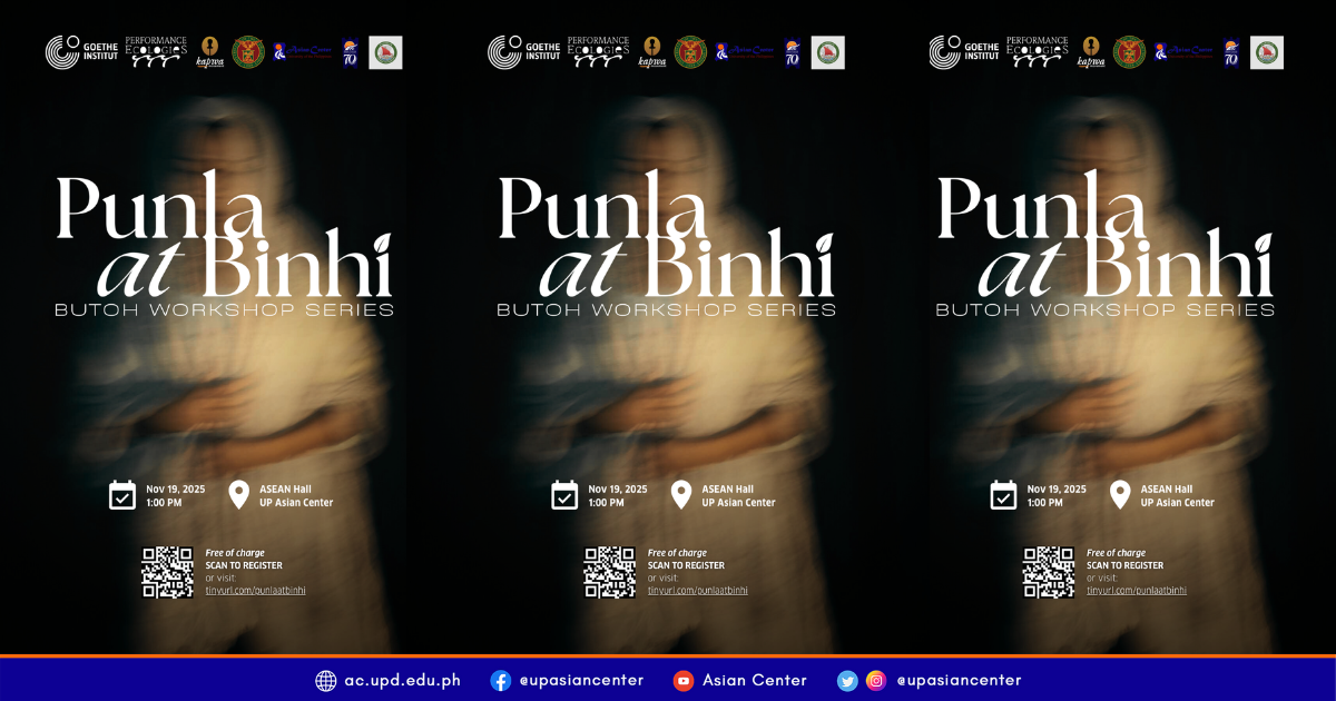 Punla at Binhi: Butoh Workshop Series  |  An Onsite Workshop-Performance