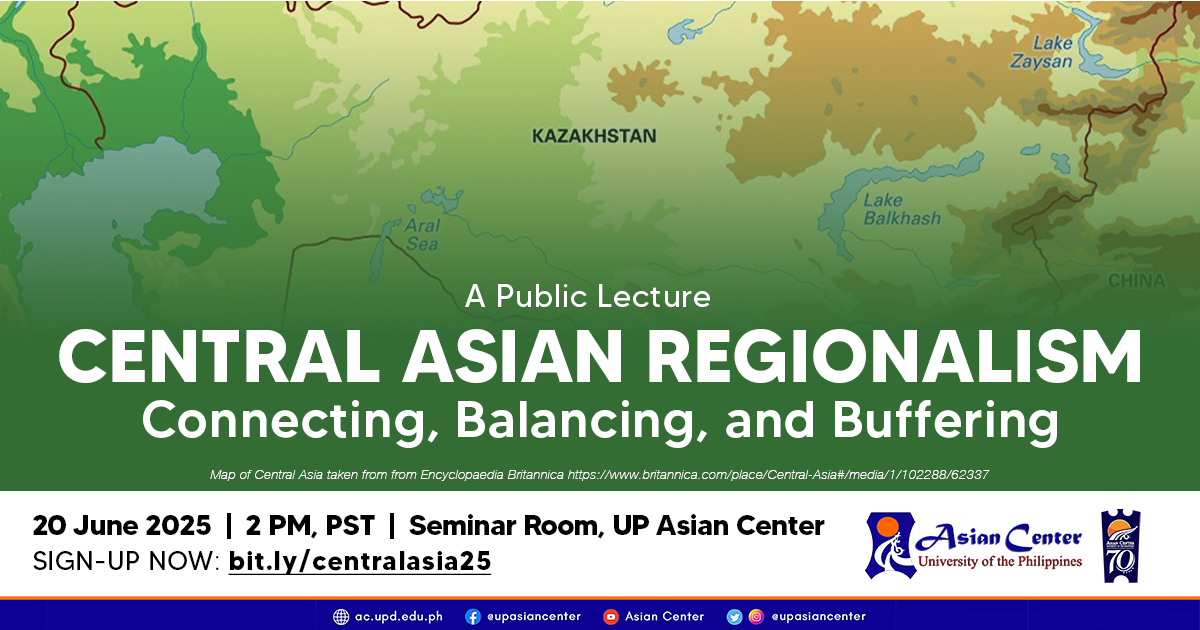 Central Asian Regionalism: Connecting, Balancing, and Buffering  |  A Public lecture