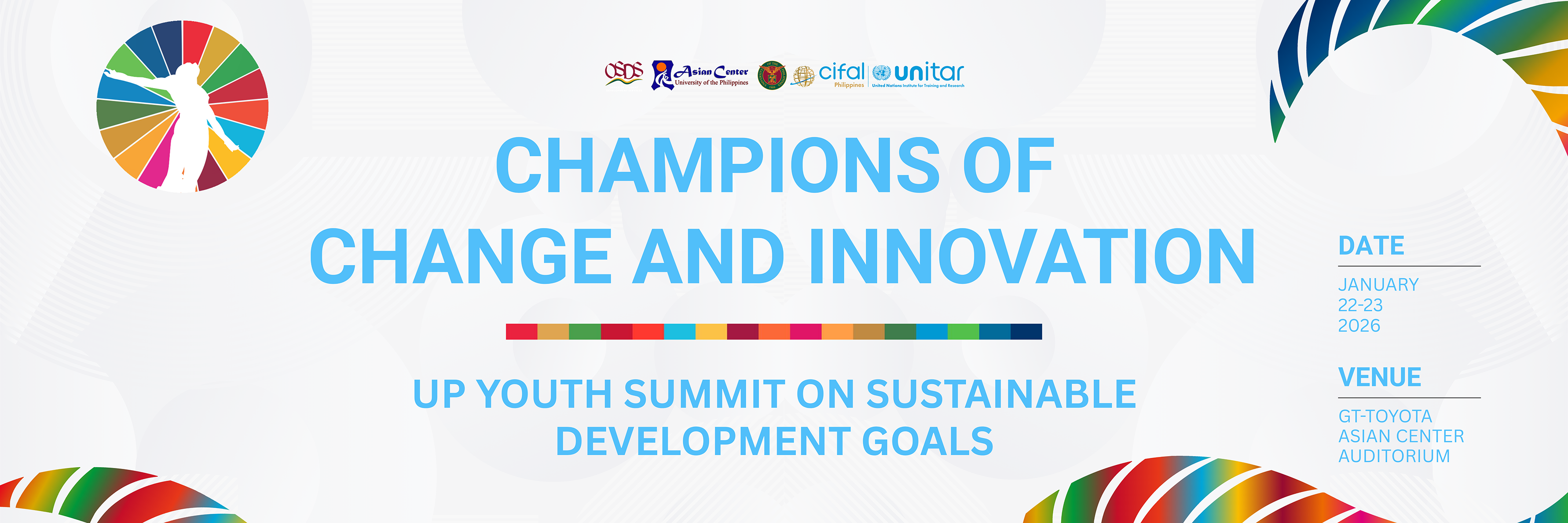 Champions of Change and Innovation: UP Youth Summit on Sustainable Development Goals
