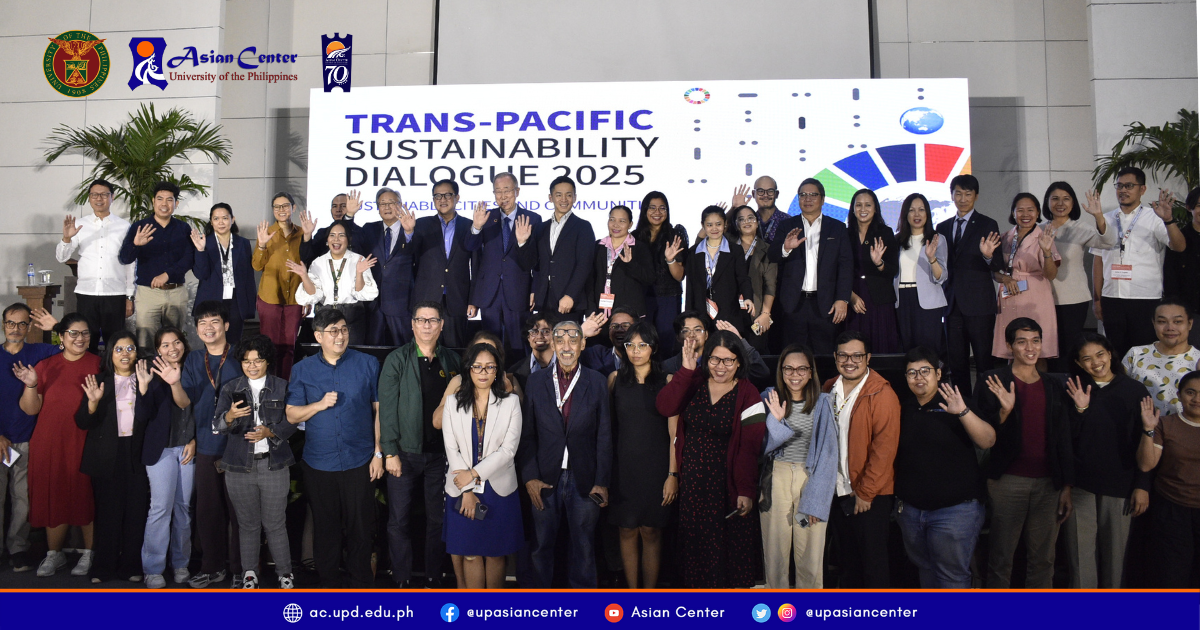 UP Asian Center Hosts Former SG Ban Ki-moon and the 2025 Trans-Pacific Sustainability Dialogue