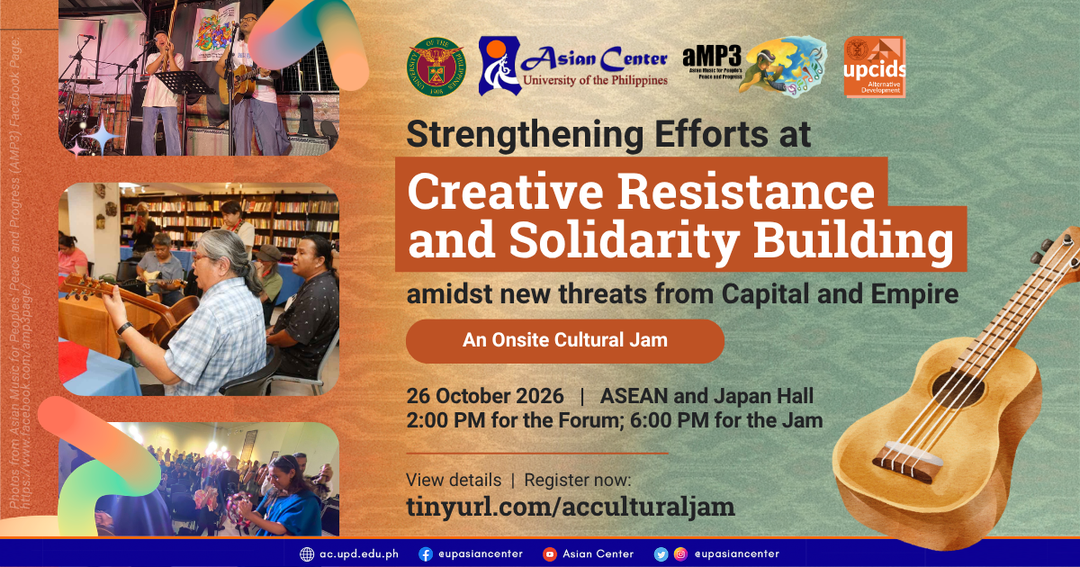Strengthening efforts at Creative Resistance and Solidarity Building amidst new threats from Capital and Empire  |  An Onsite Cultural Jam