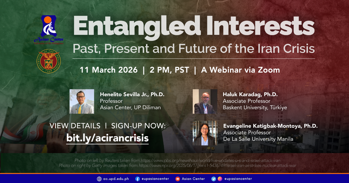 Entangled Interests: Past, Present, and Future of the Iran Crisis  |  A Webinar