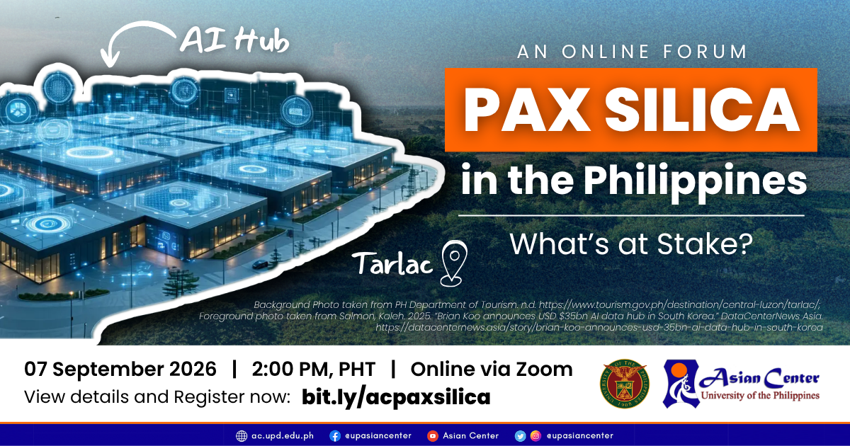 Pax Silica in the Philippines: What's at Stake?  |  An Online Forum