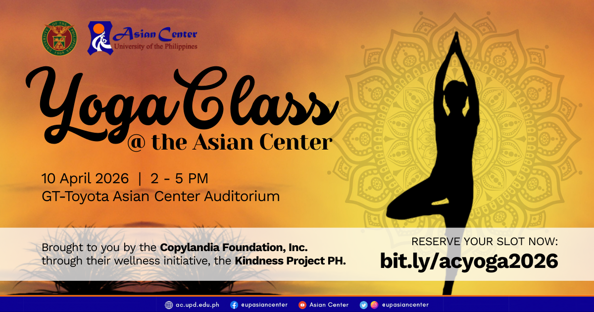 Free Yoga Class @ AC   |  Asian Center Wellness Program