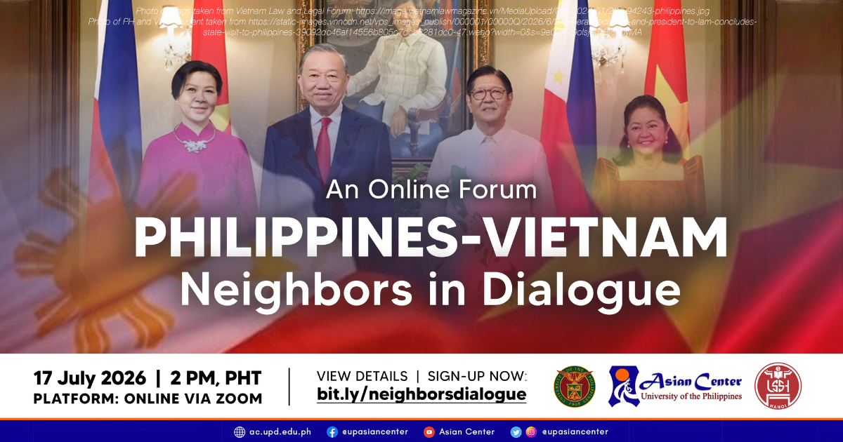 Philippines-Vietnam: Neighbors in Dialogue |  An Online Forum