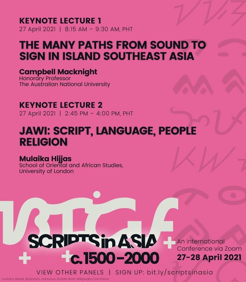 08:15 am • Keynote 1 | The Many Paths from Sound to Sign in Island Southeast Asia