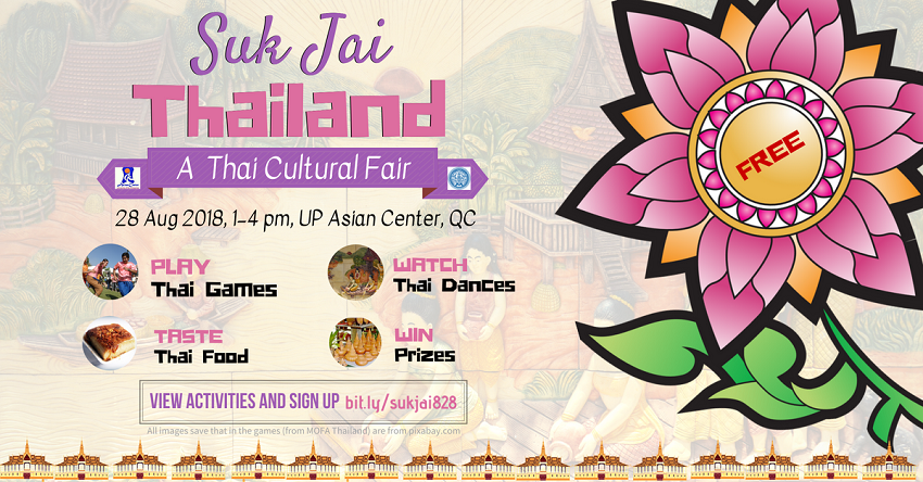 Suk Jai Thailand: A Thai Cultural Fair | 28 August 2018