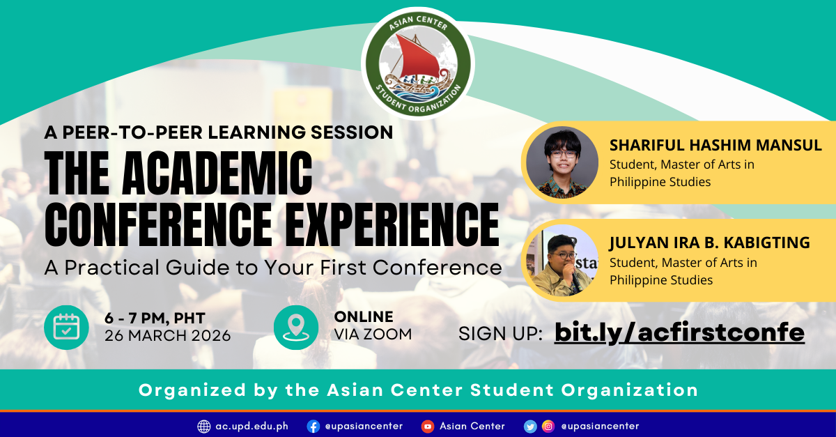 The Academic Conference Experience: A Practical Guide to Your First Conference  |  An Online Peer-to-Peer Learning Session