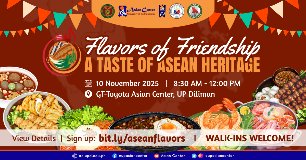 Flavors of Friendship: A Taste of ASEAN Heritage  |  A Gastronomic Fair