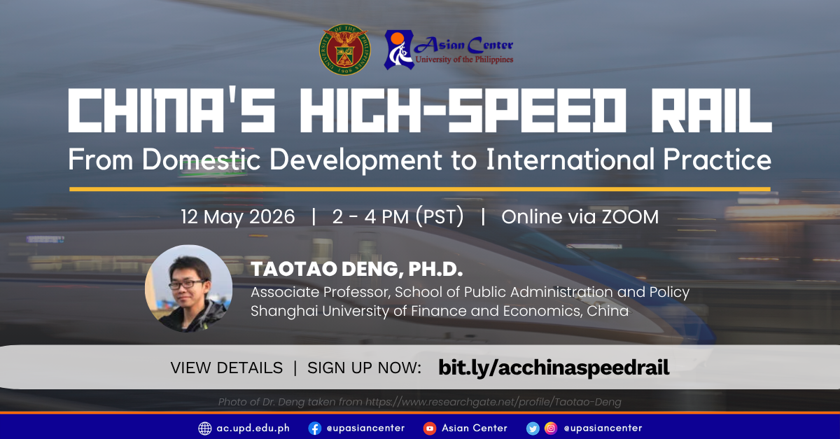 China's High-Speed Rail: From Domestic Development to International Practice  |  An Online Lecture