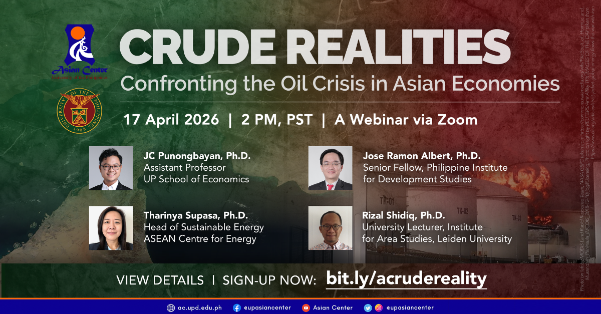 Crude Realities: Confronting the Oil Crisis in Asia  |  A Webinar