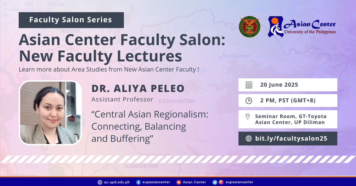 AC Faculty Salon 2025  |   Central Asian Regionalism: Connecting, Balancing, and Buffering
