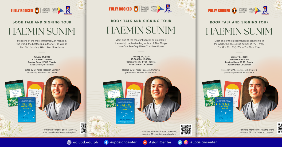 Book Talk and Signing Tour with Haenim Sunim