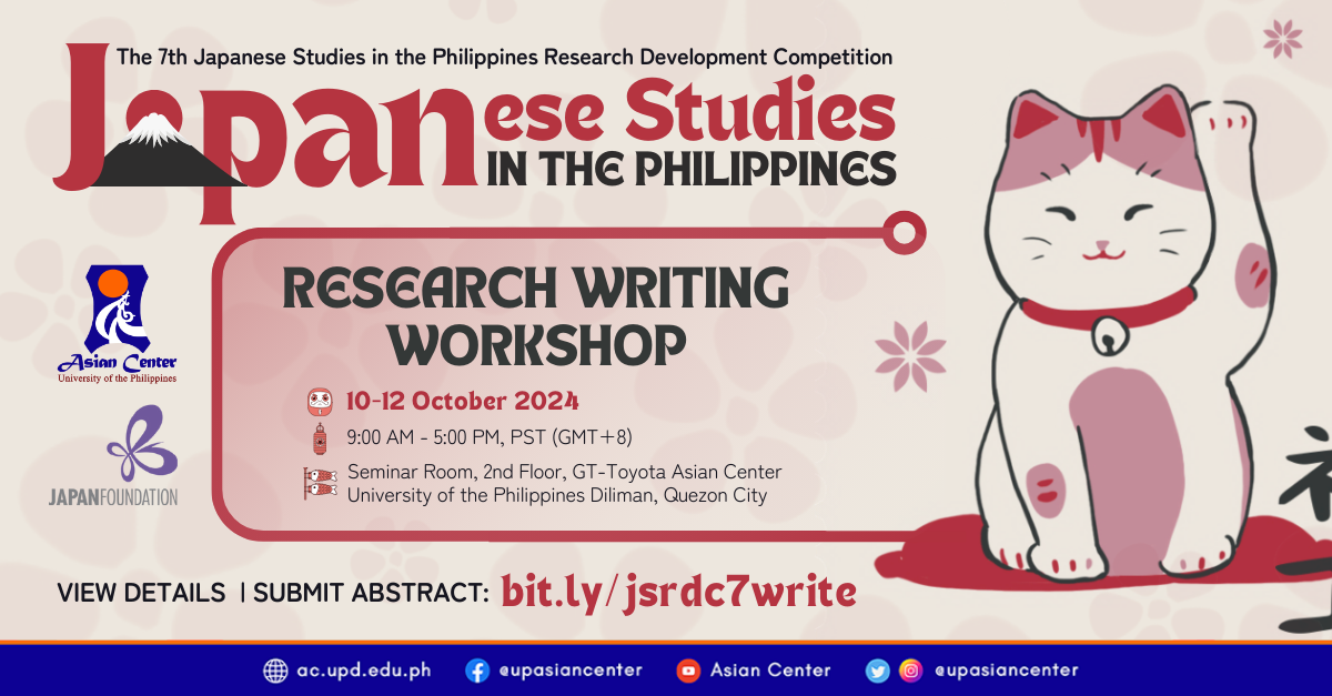 Japanese Studies in the Philippines Year 7: Research Writing Workshop