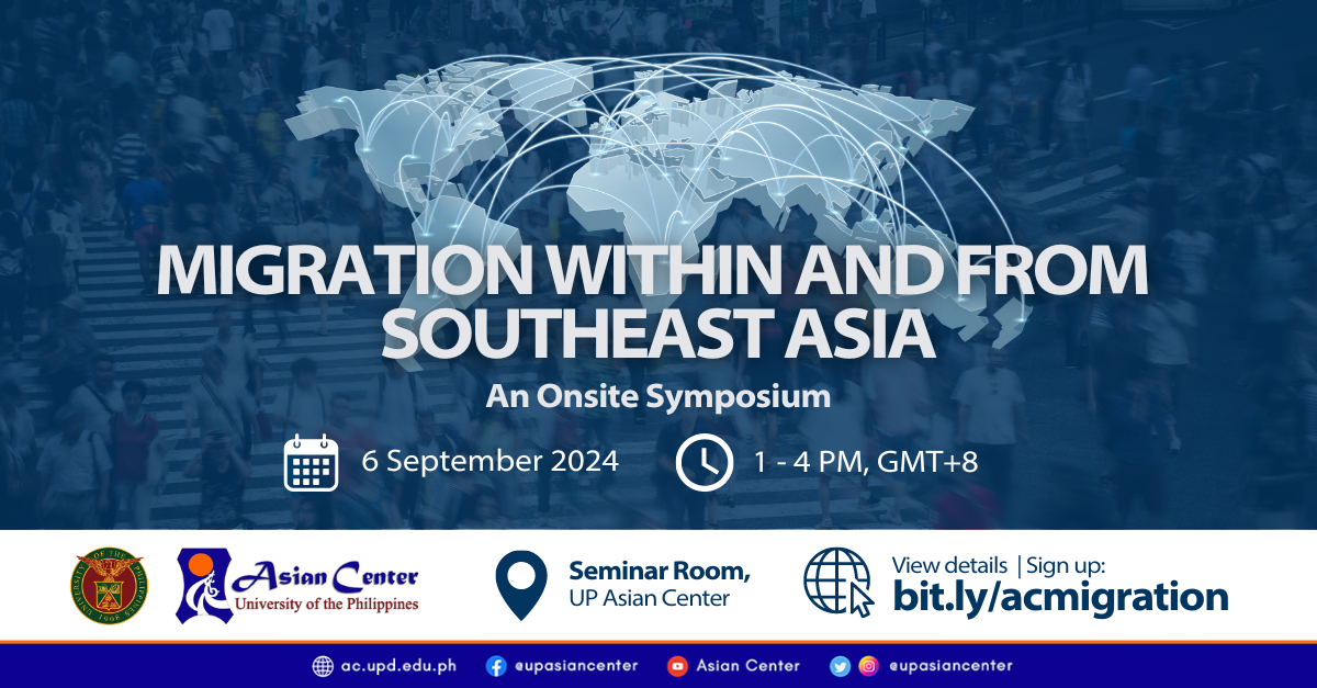 Migration within and from Southeast Asia | A Symposium