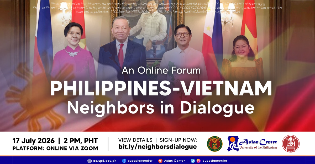 Philippines-Vietnam: Neighbors in Dialogue |  An Online Forum