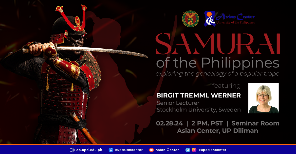 The Samurai of the Philippines: Exploring the Genealogy of a Popular Trope  |  A Public Lecture