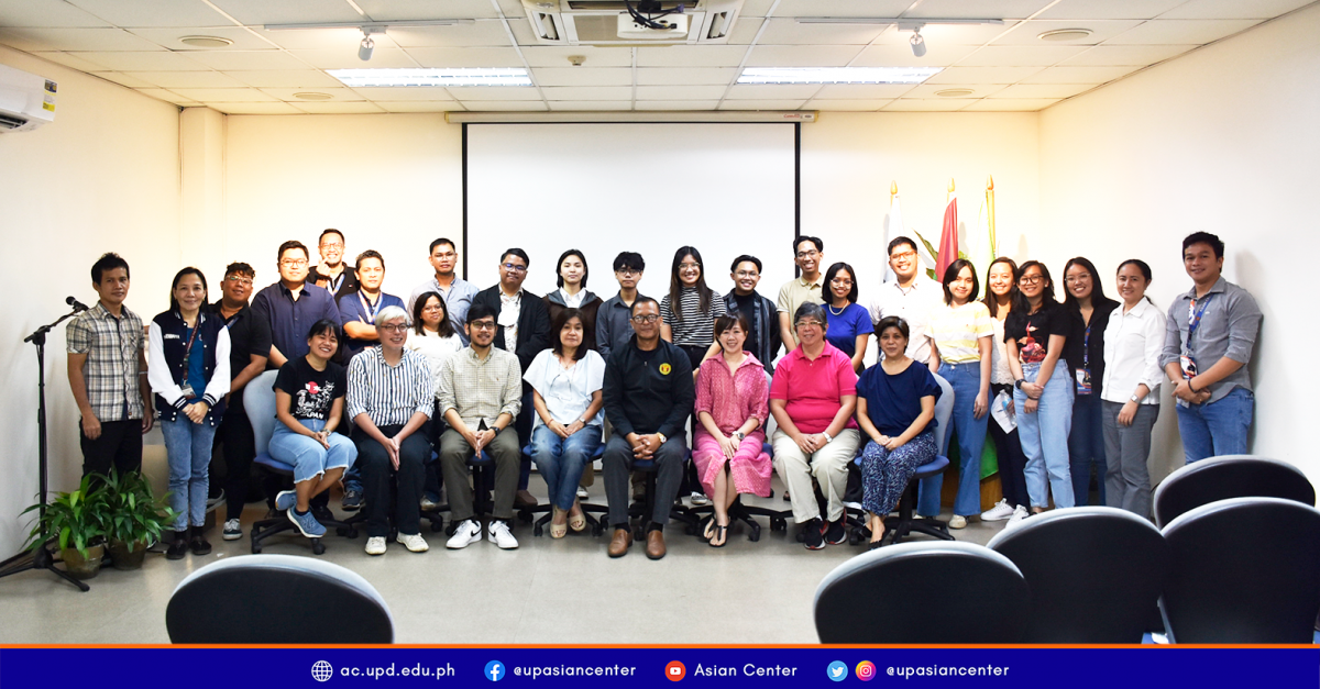 UP Asian Center Meets New AC Students, 2nd Sem AY 23-24