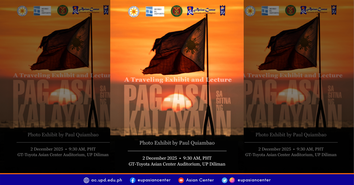 Pagasa sa Gitna ng Kalayaan   |   A Traveling Exhibit and Lecture by the NHCP Museo El Deposito