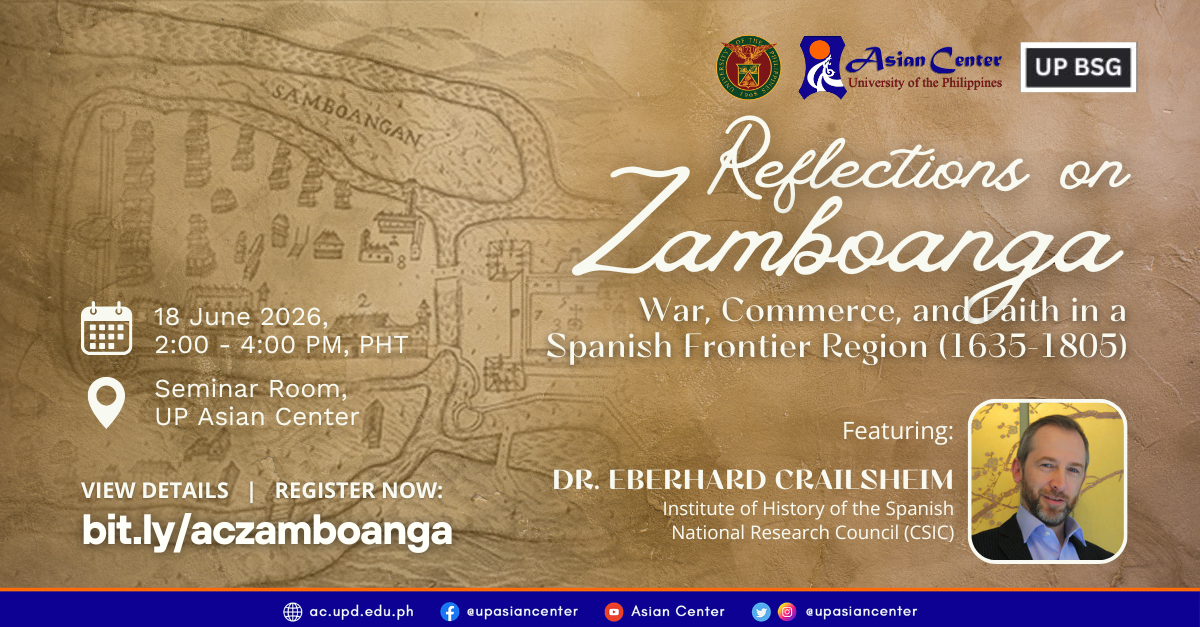 Reflections on Zamboanga: War, Commerce, and Faith in a Spanish Frontier Region (1635-1805)  |  An Onsite Lecture
